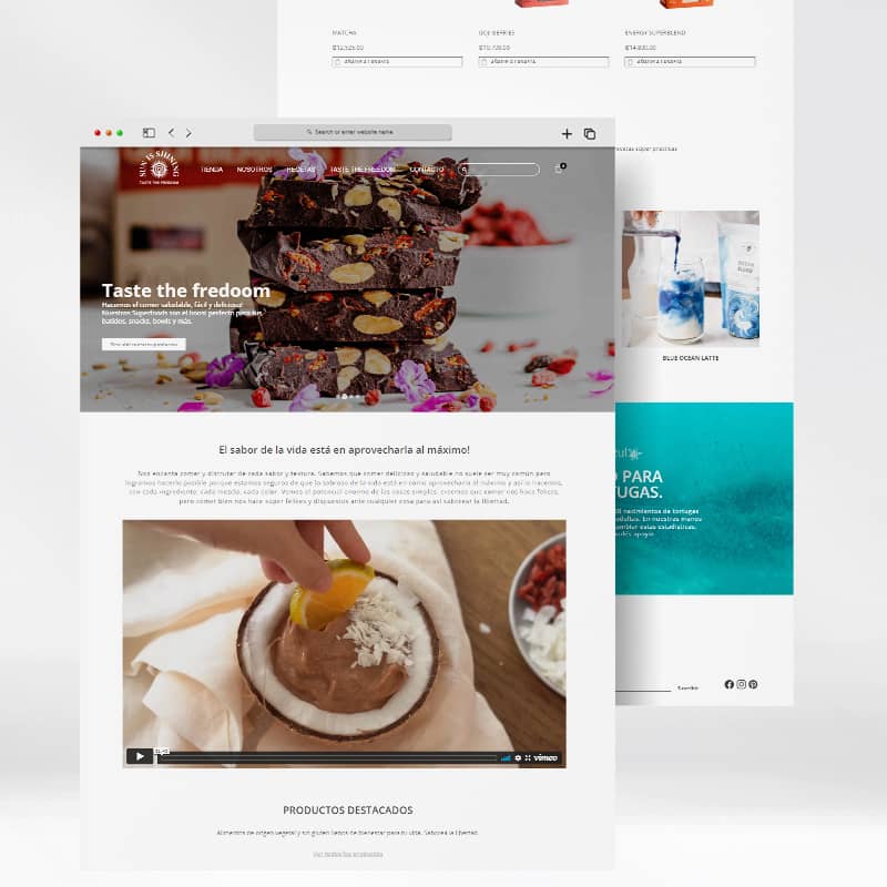 eCommerce de superfoods